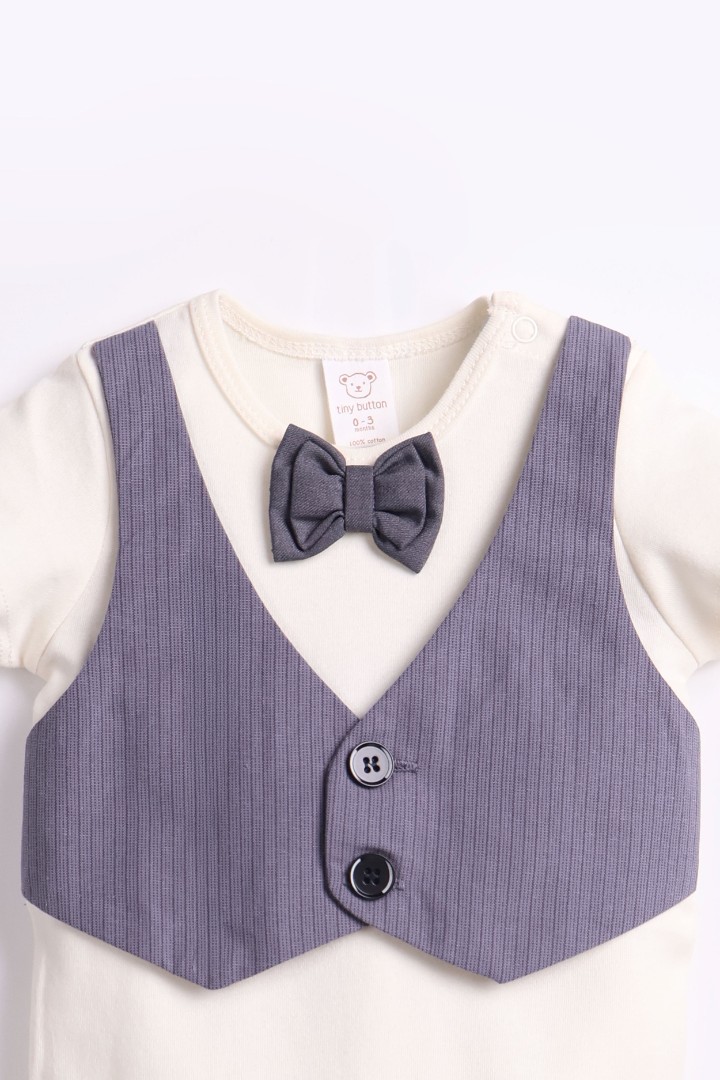 Romper with Bow-Tie