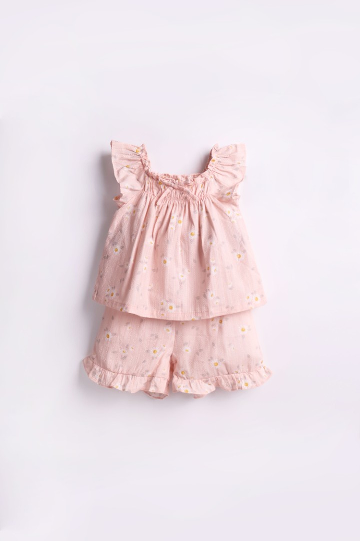 Daisy Print Suit Set