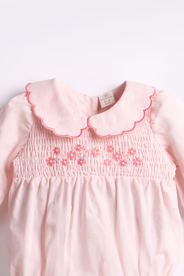 Embroidered Romper