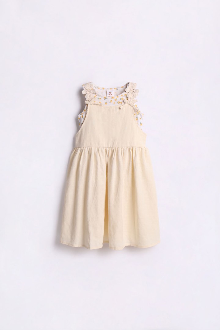 Dungaree Dress with T-shirt