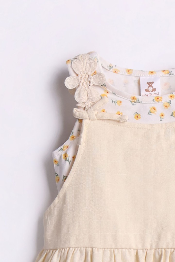 Dungaree Dress with T-shirt