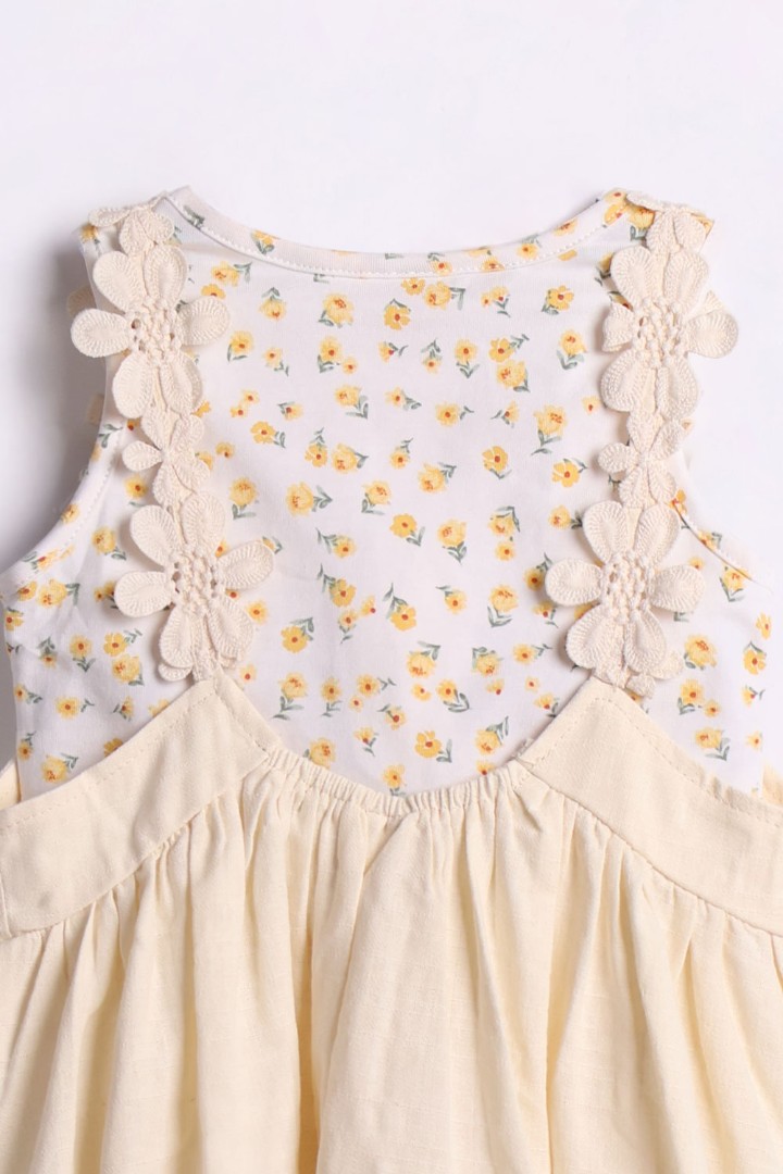 Dungaree Dress with T-shirt