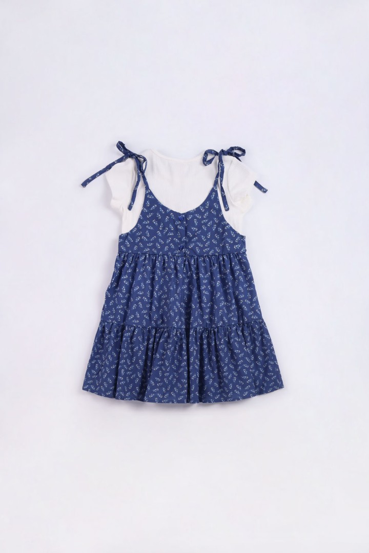 Pinafore Dress Set 