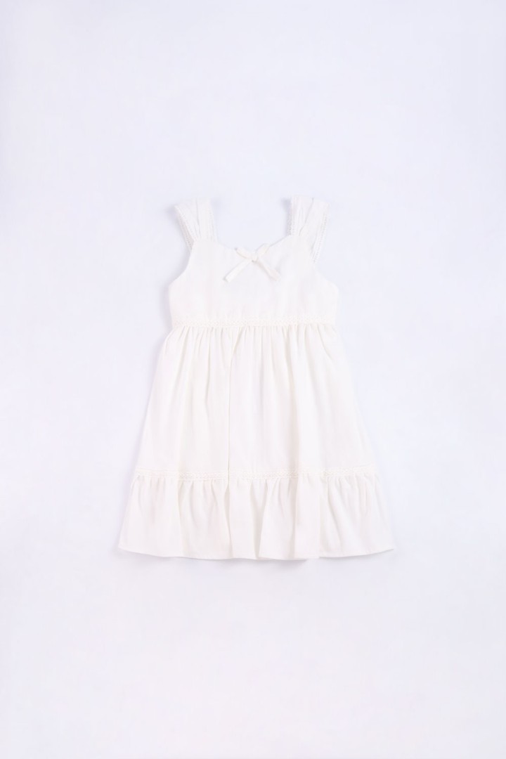 White Bow Dress