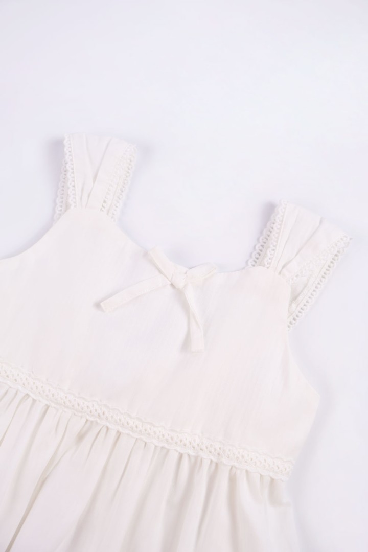 White Bow Dress