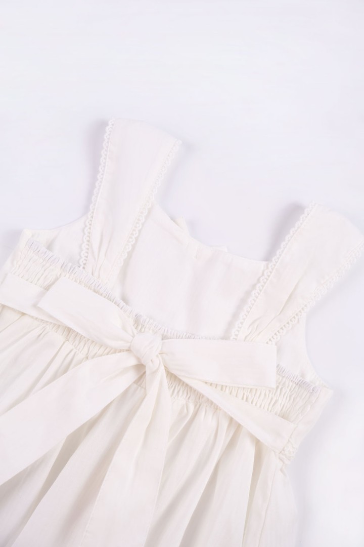 White Bow Dress