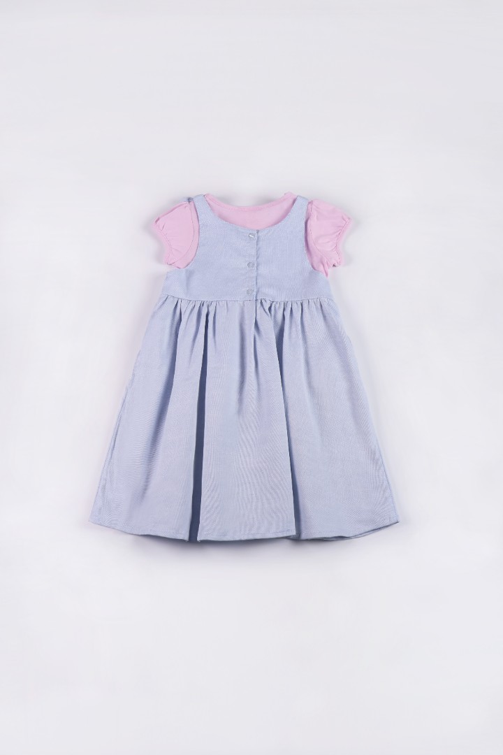 Dungaree Dress with T-shirt 