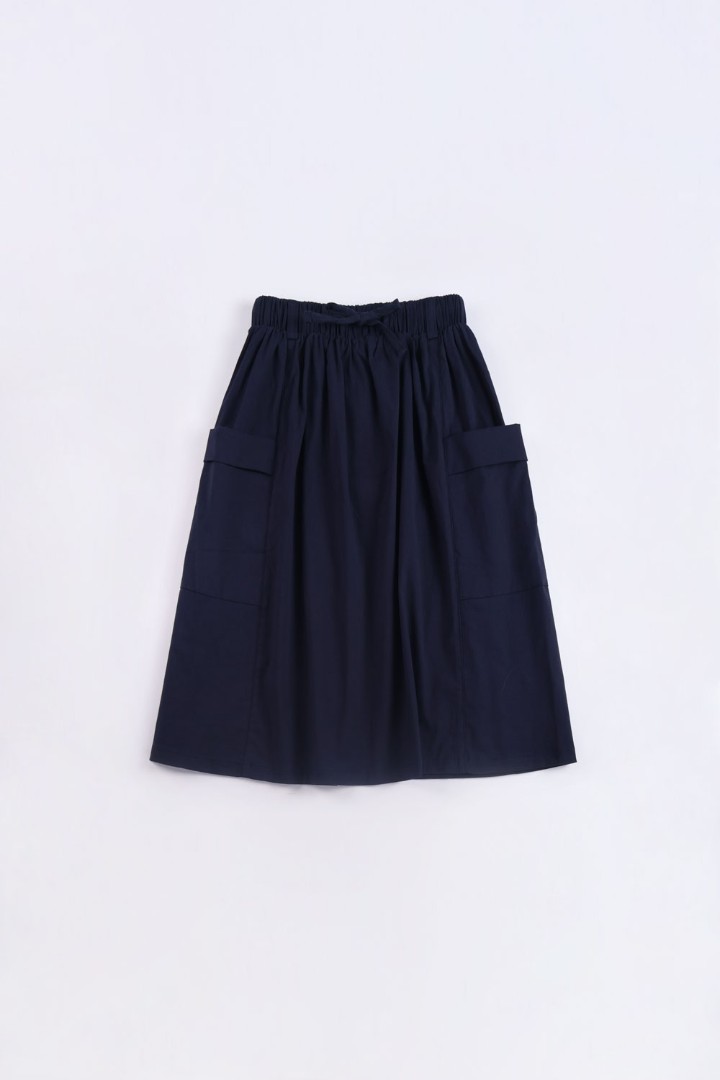 Over-knee Cargo Skirt
