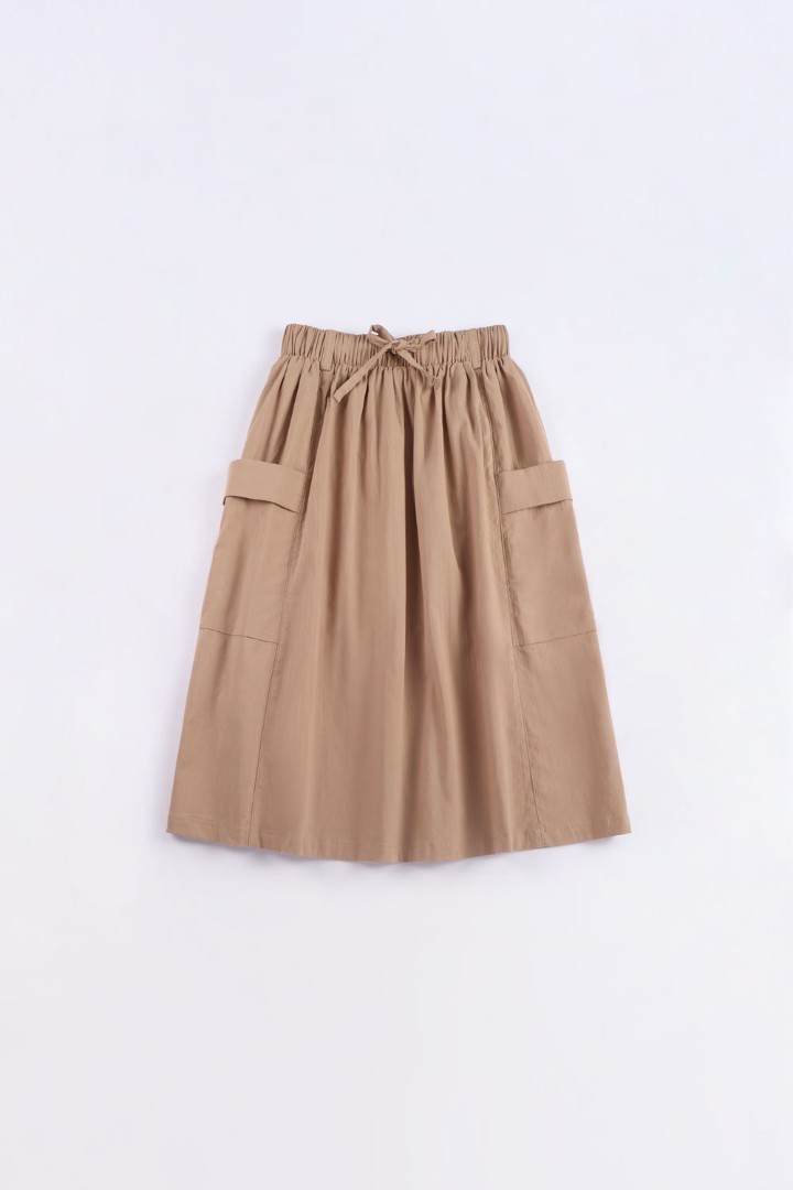 Over-knee Cargo Skirt