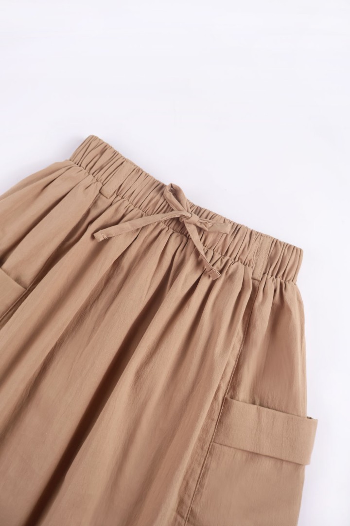 Over-knee Cargo Skirt