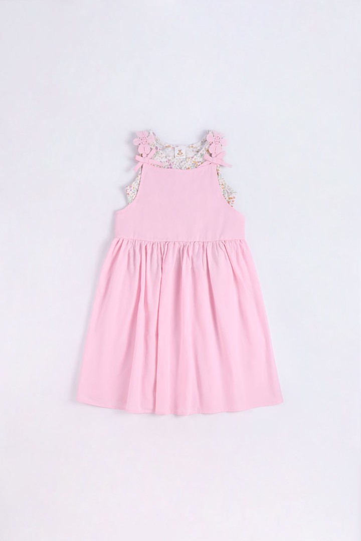 Dungaree Dress with T-shirt