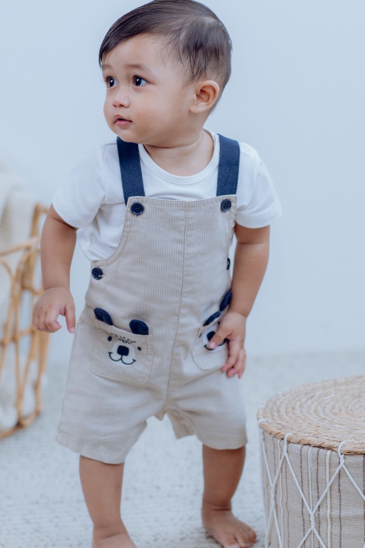 Dungaree with Embroidery