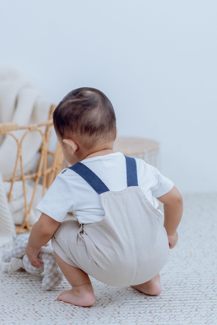 Dungaree with Embroidery