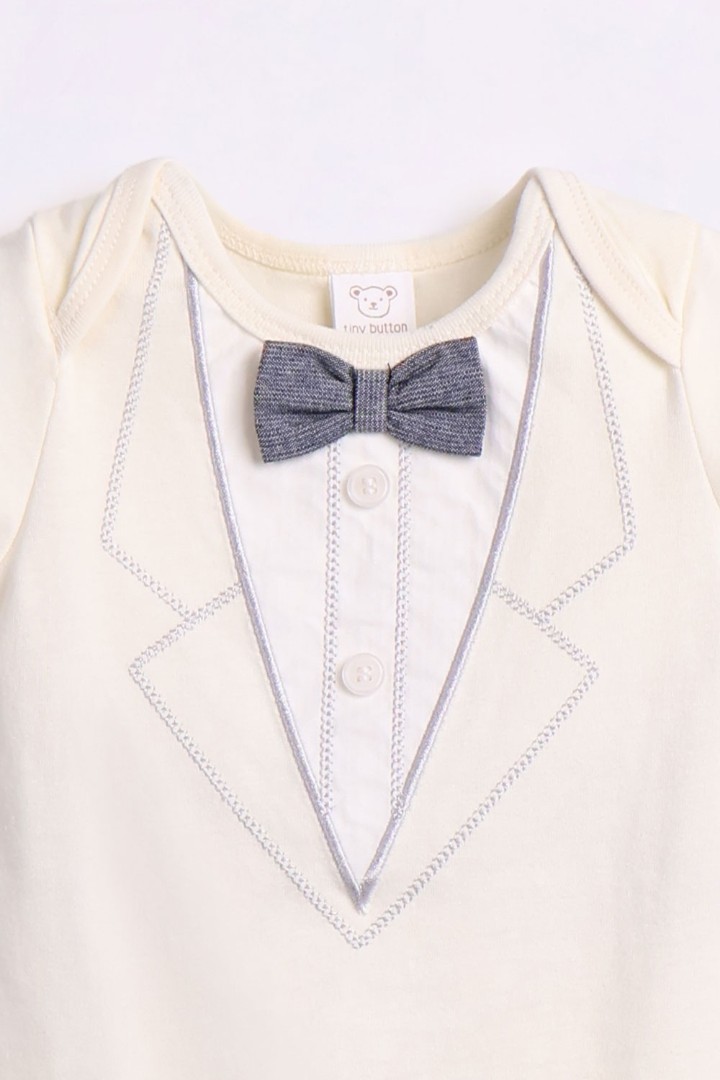 Romper with Bow-Tie