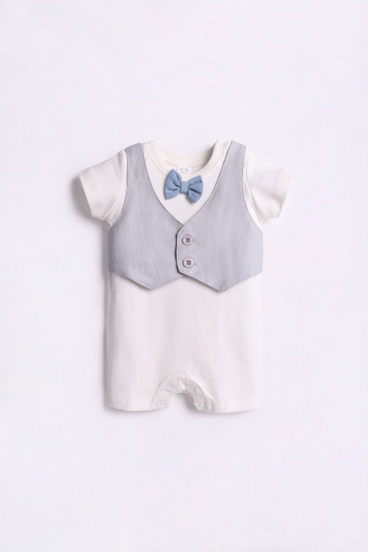 Romper with Bow-Tie