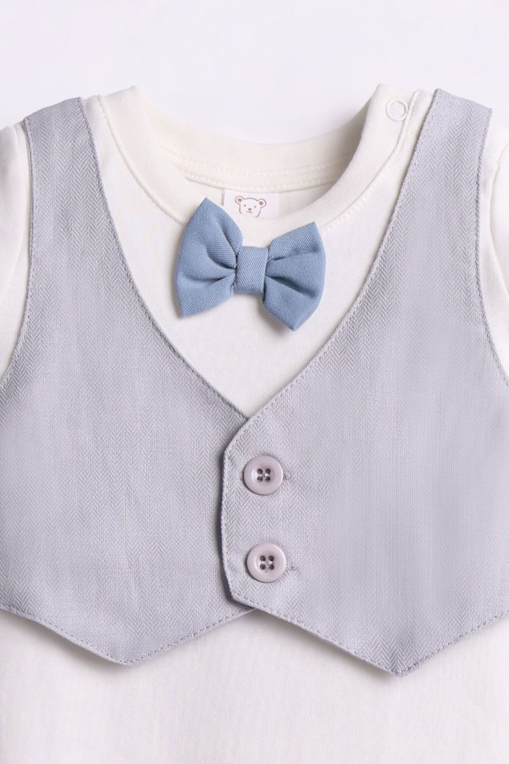 Romper with Bow-Tie