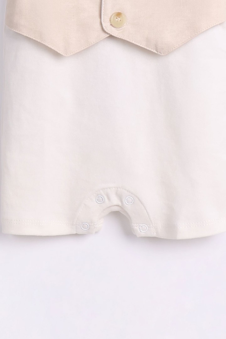 Romper with Bow-Tie