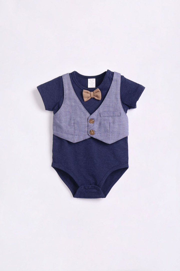 Romper with Bow-Tie