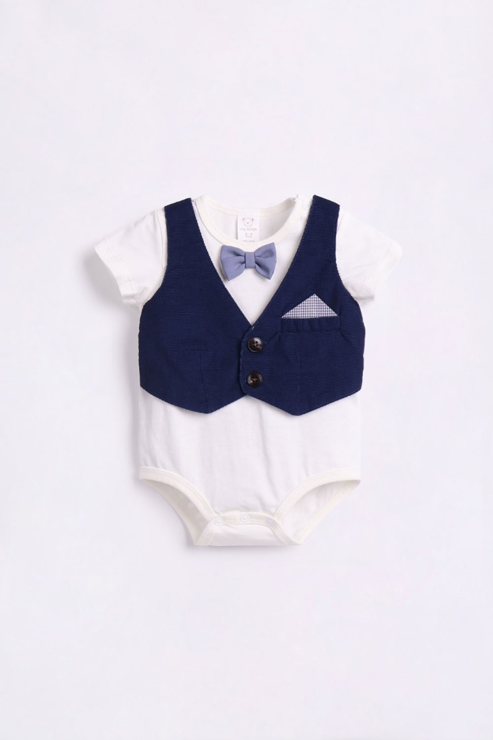Romper with Bow-Tie