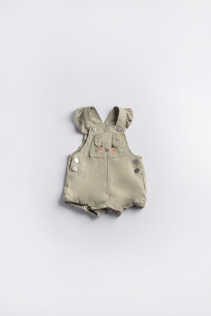 Dungaree with Embroidery