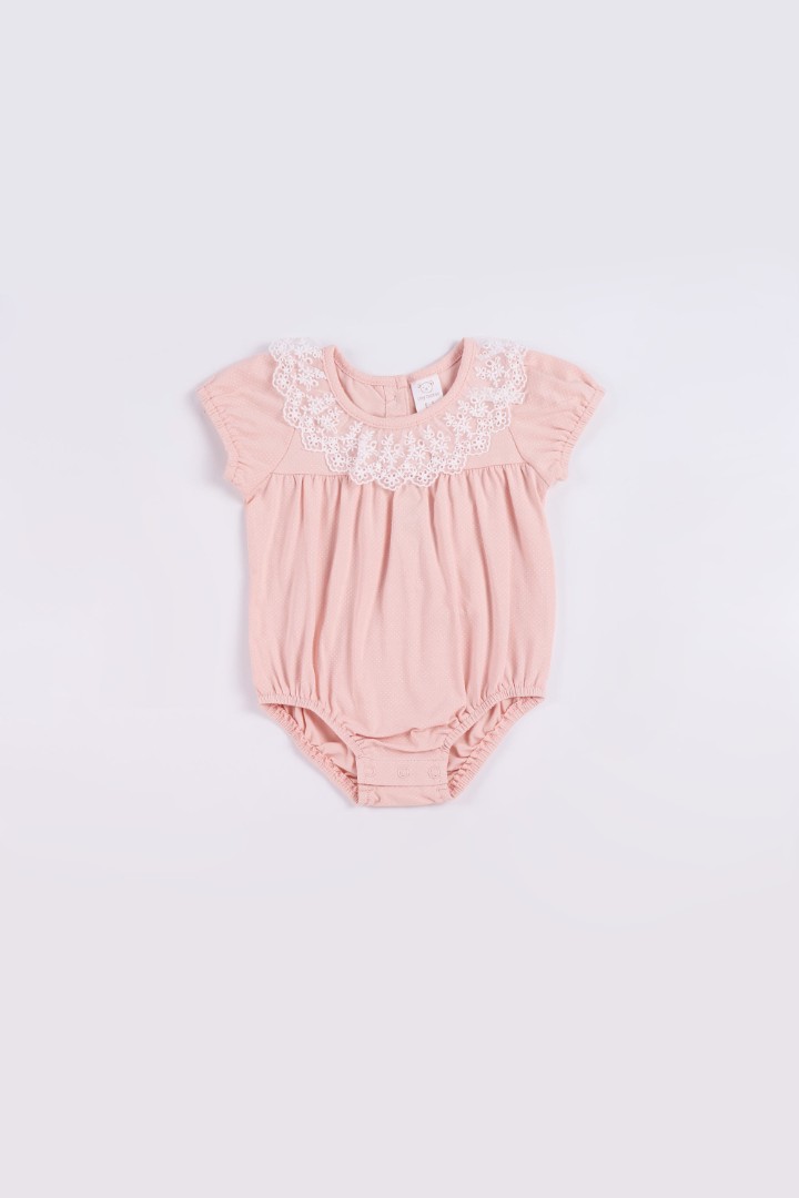 Laced-trim  Romper