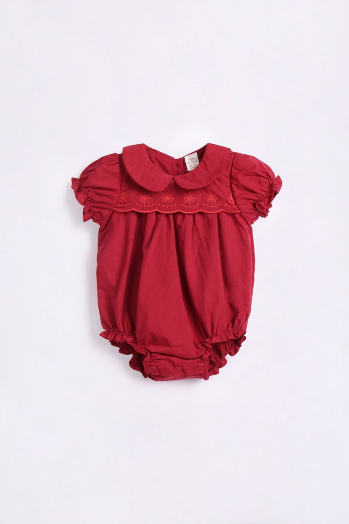 Embroidered Romper