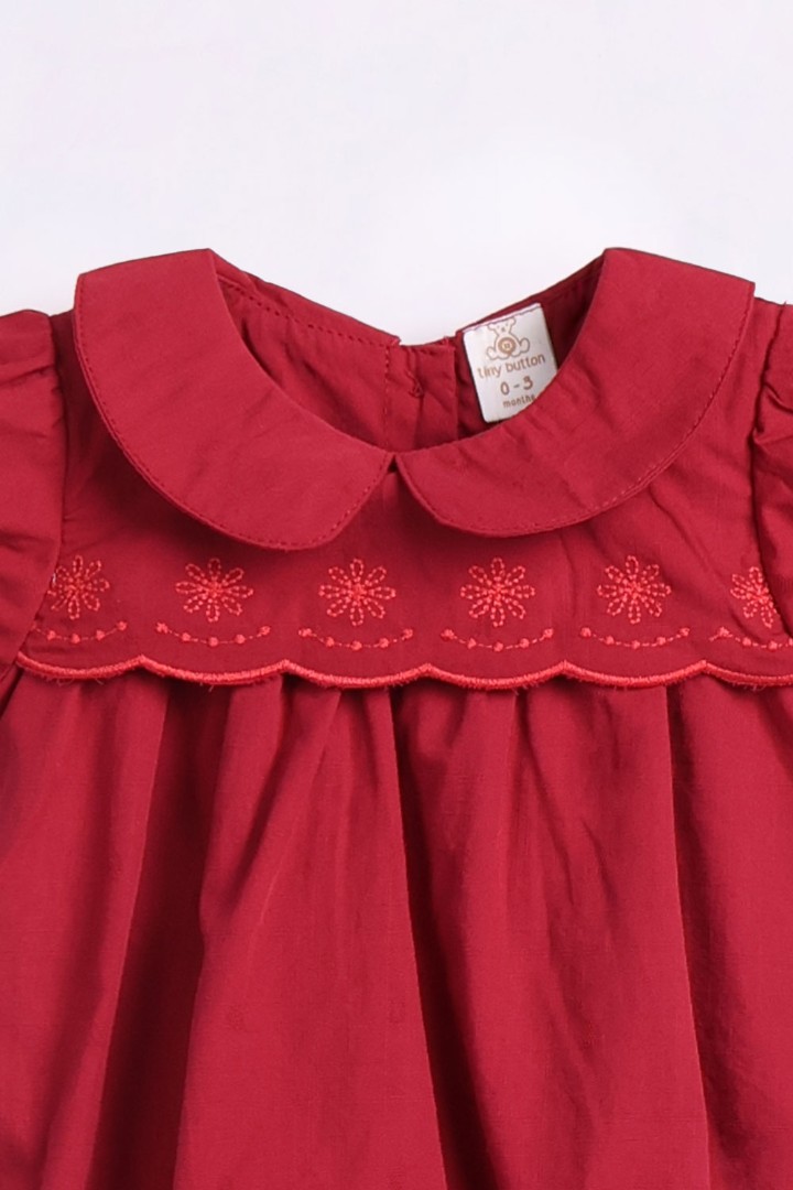 Embroidered Romper