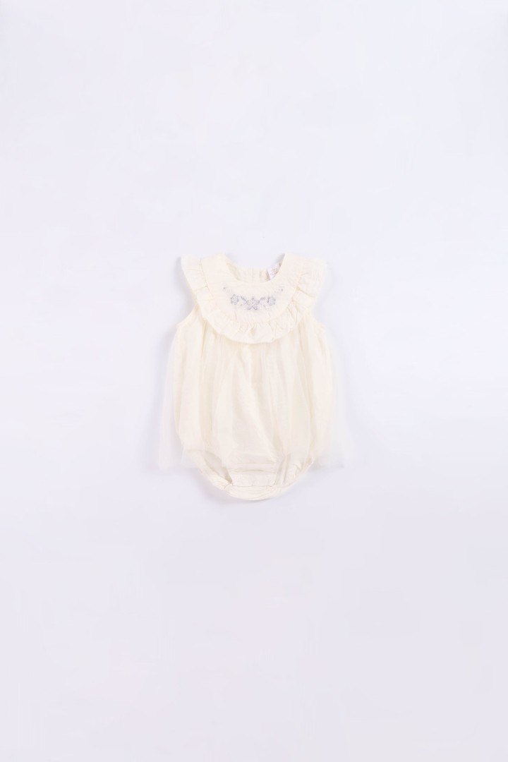 Embriodered  Romper