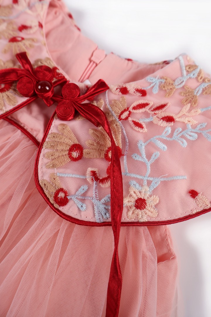 Embroidered Qipao Dress