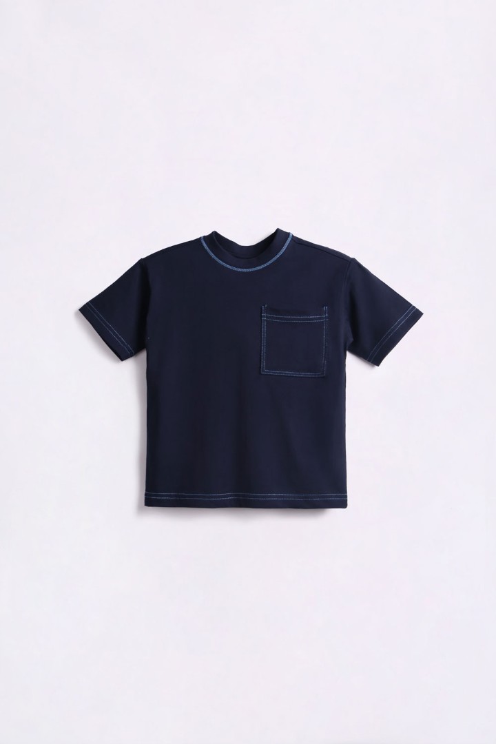T-shirt with Patch Pockets