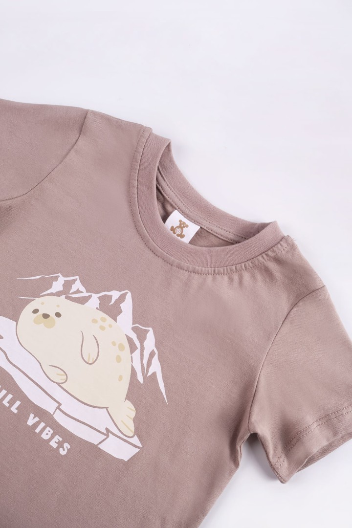 Graphic T-Shirt with Short Suit Set