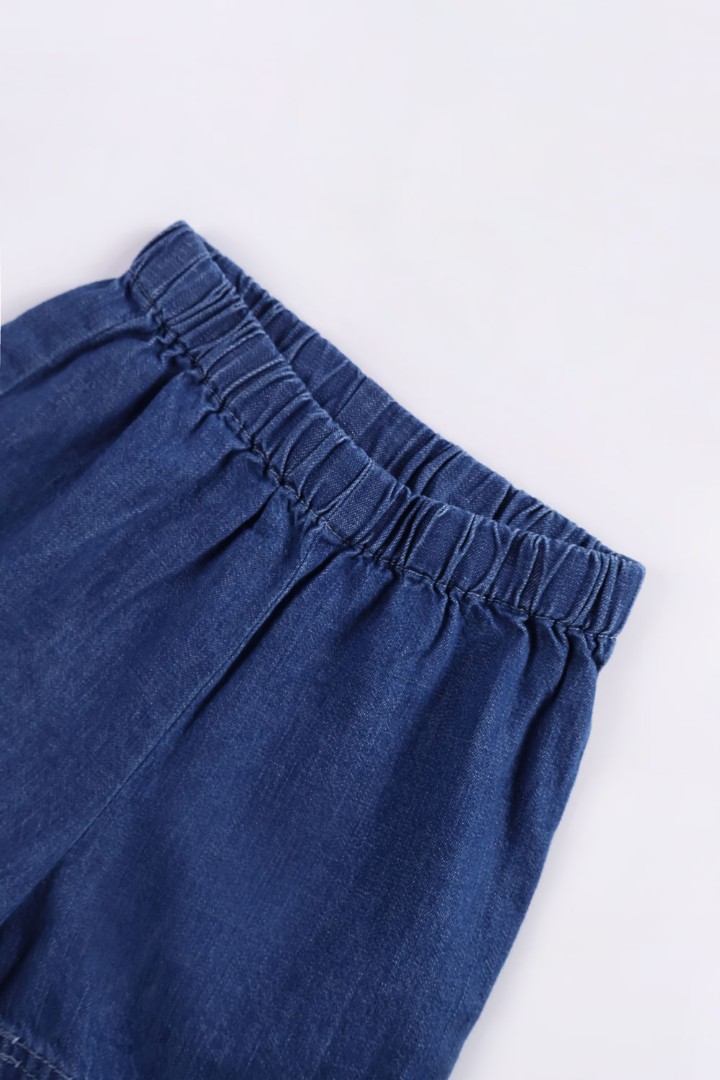 Embroidered T-Shirt with Short Suit Set