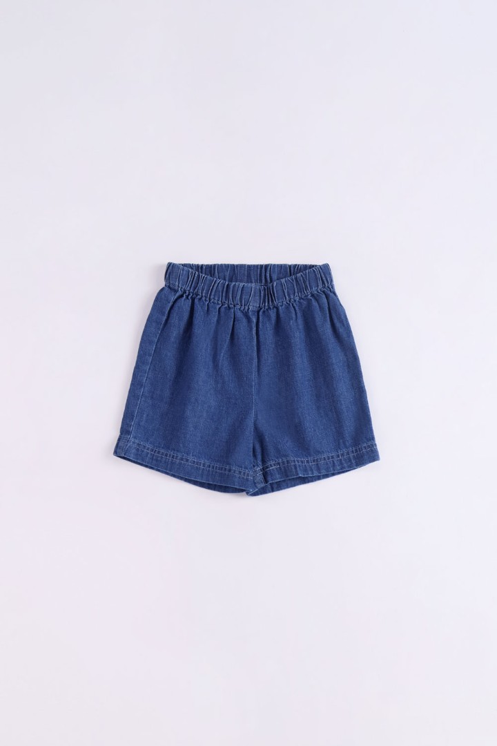 Embroidered T-Shirt with Short Suit Set