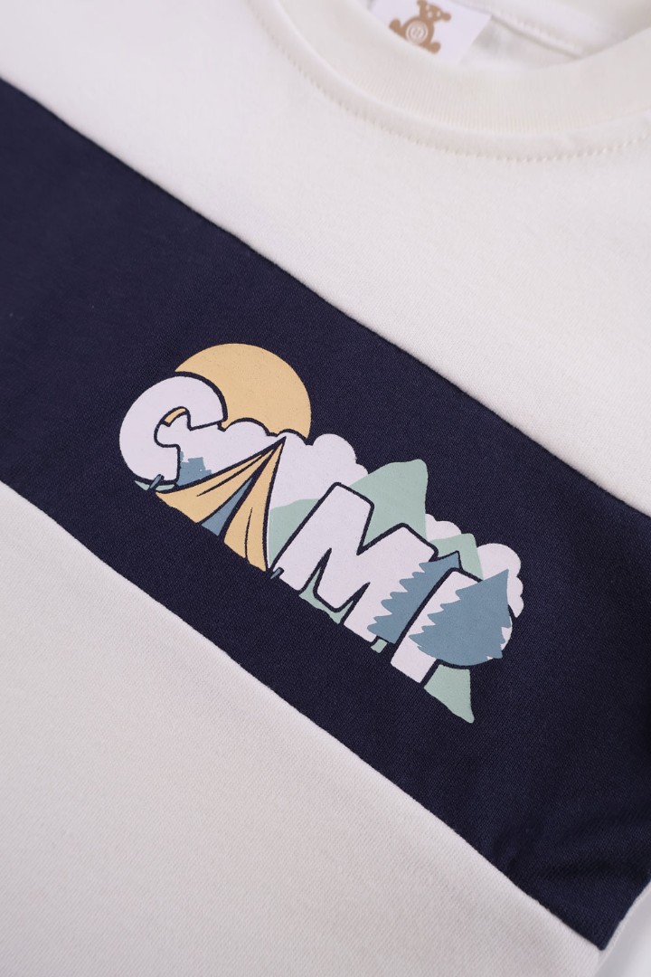 Graphic T-Shirt with Short Suit Set