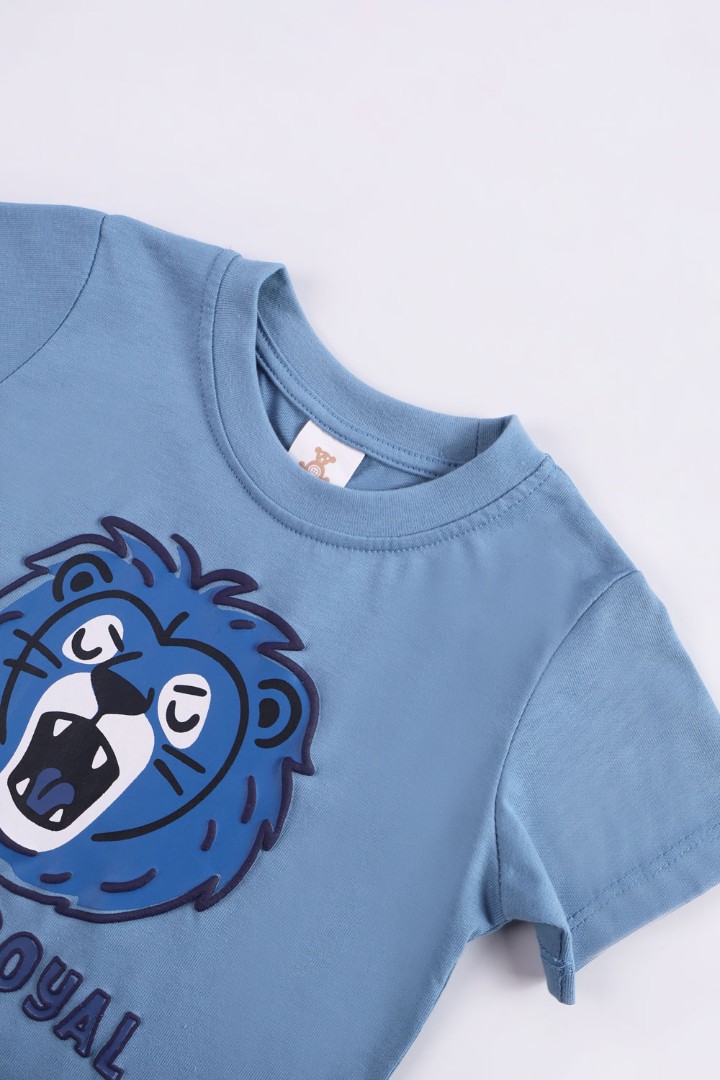 Graphic T-Shirt with Short Suit Set