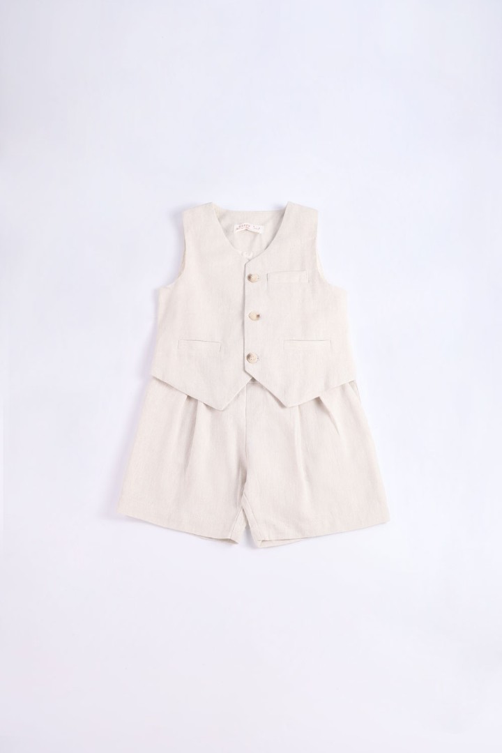 Waistcoat Suit Set