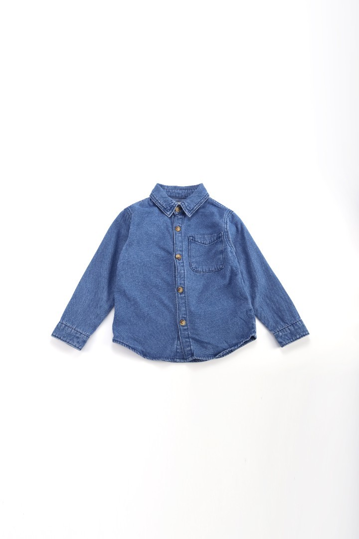 Denim Long Sleeve Shirt