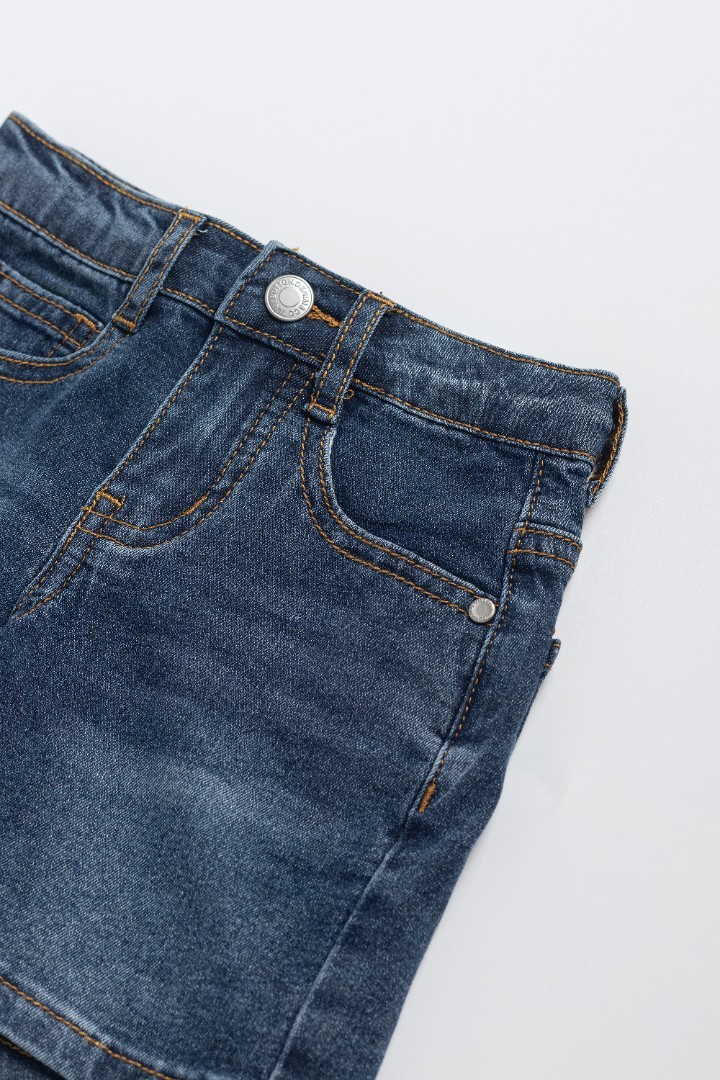 Denim Bermuda Shorts