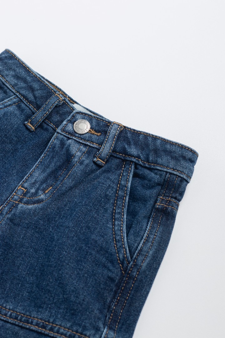 Denim Bermuda Shorts