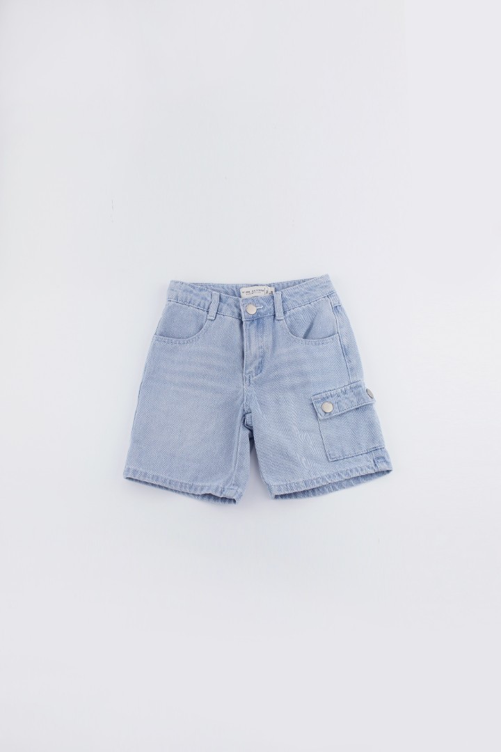 Denim Bermuda Shorts