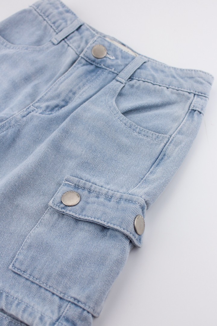 Denim Bermuda Shorts