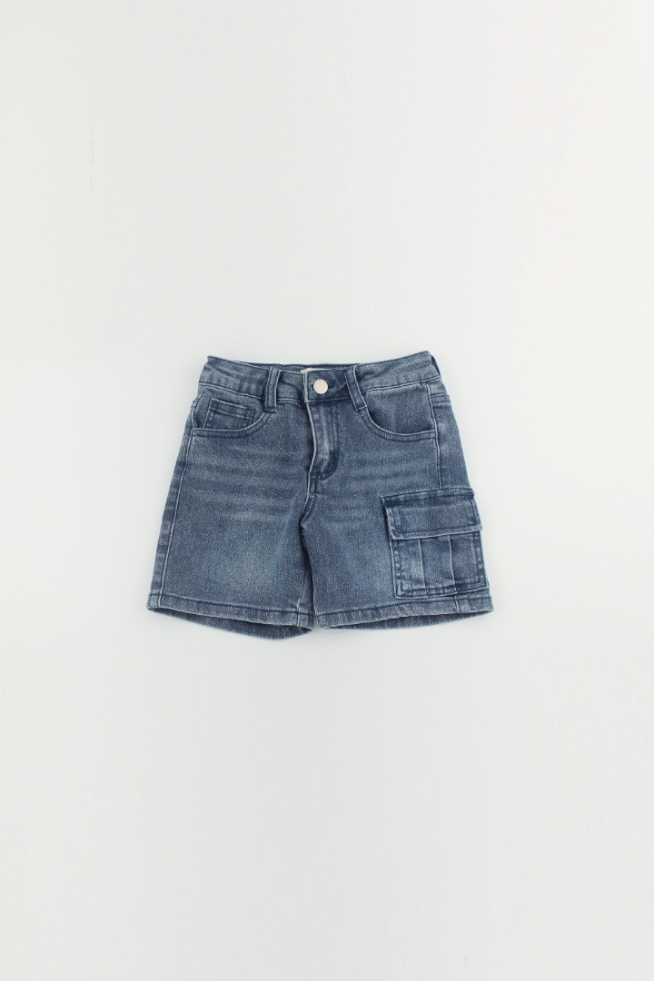 Denim Bermuda Shorts