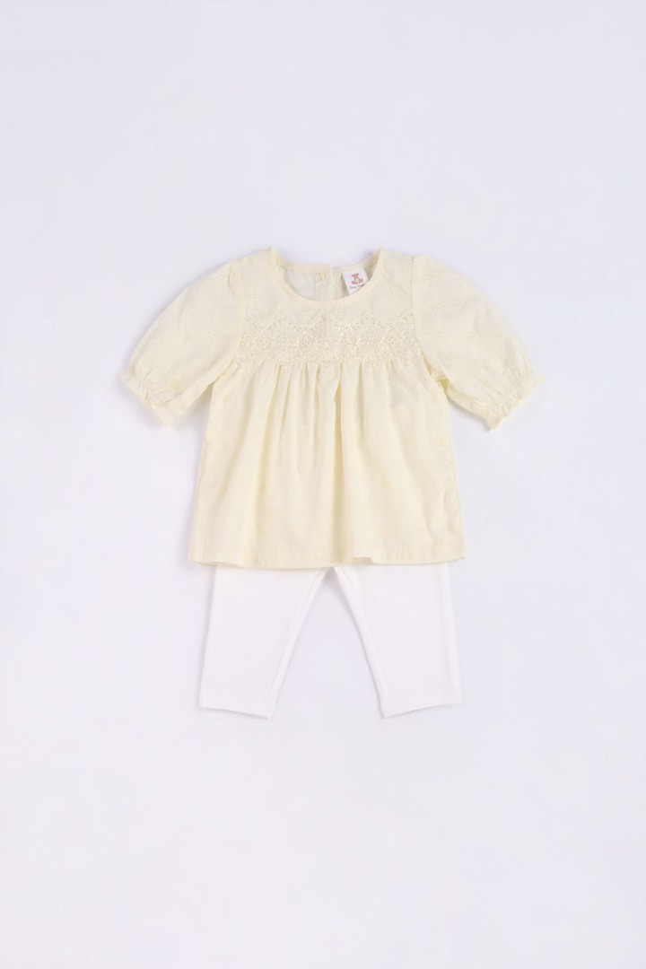 Embroidered Suit Set