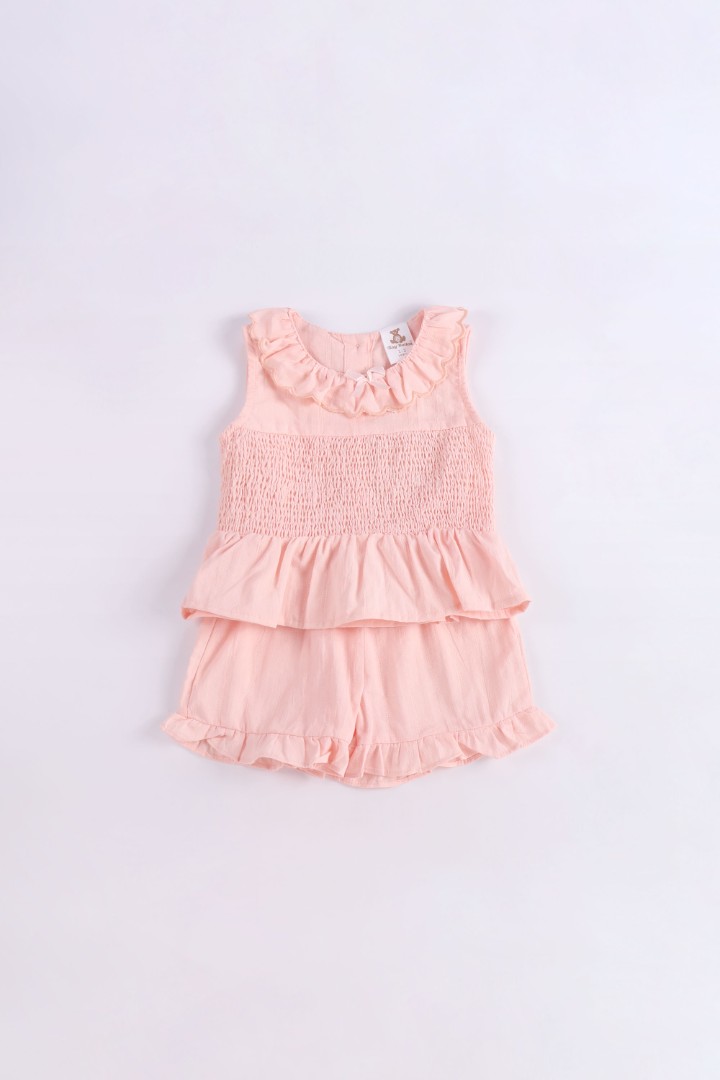 Smocked Suit Set