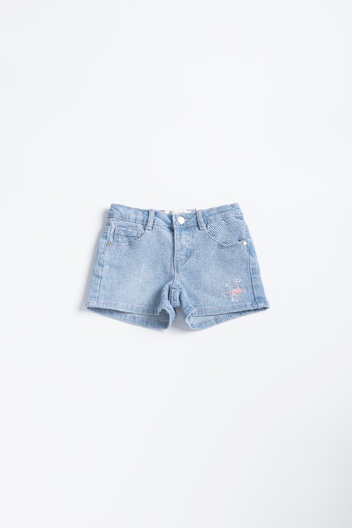 Denim Bermuda Shorts