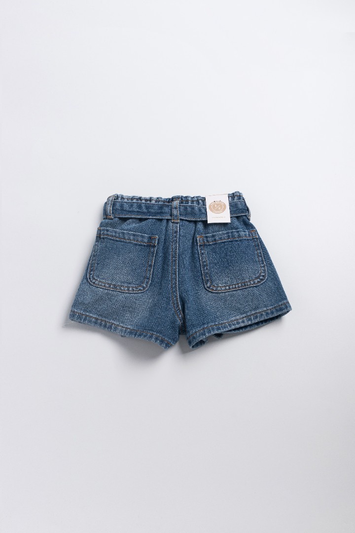 Denim Bermuda Shorts