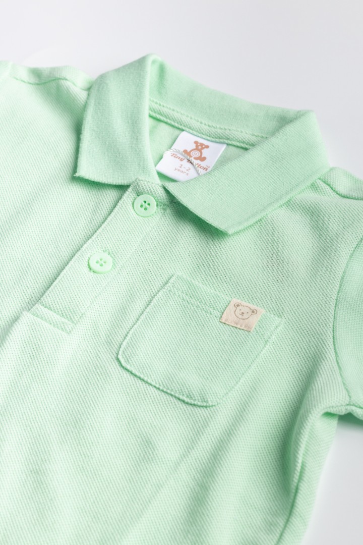 Polo Shirt with Label