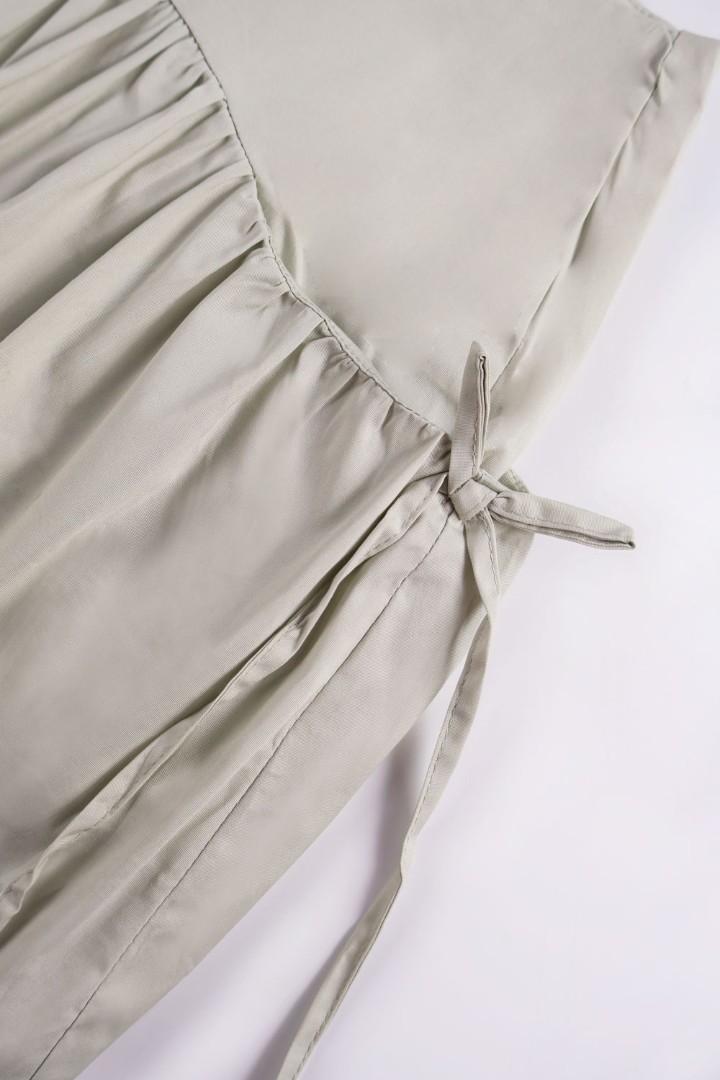 Bubble Hem Mini Skirt