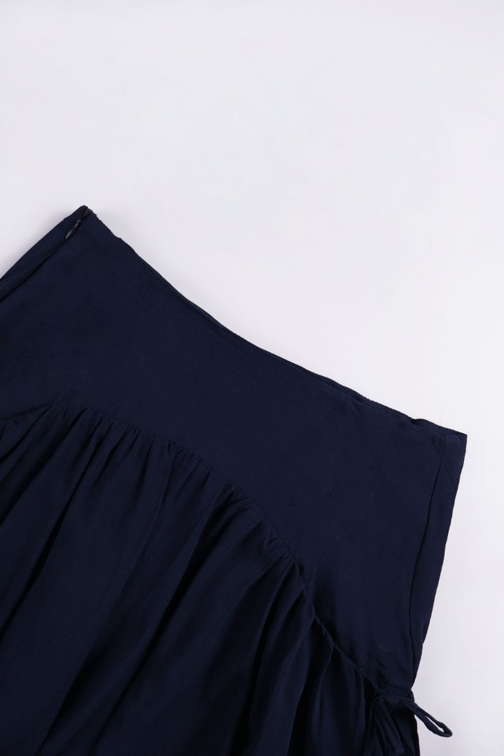 Bubble Hem Mini Skirt