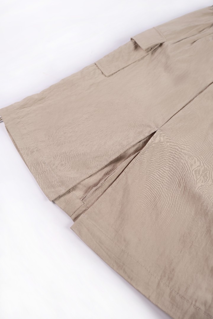 Over-knee Cargo Skirt